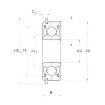 Cuscinetto RNR-1560ZZ NMB