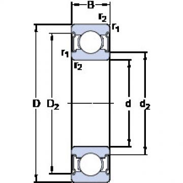 Cuscinetto W 6000-2Z SKF