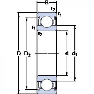 Cuscinetto W 61700 X-2ZS SKF