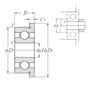 Cuscinetto FL697 NTN