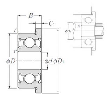 Cuscinetto FLBC8-14ZZ NTN