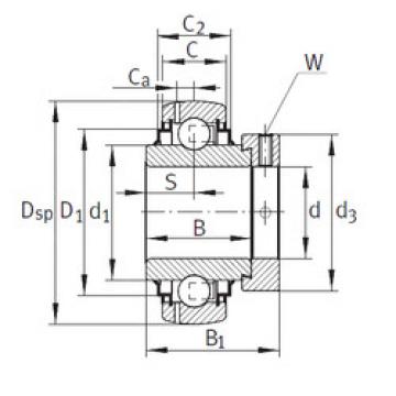 Cuscinetto GE60-KRR-B-FA164 INA