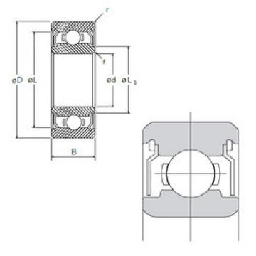 Cuscinetto L-1050ZZ NMB