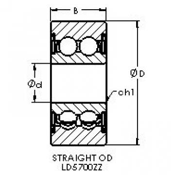 Cuscinetto LD5702ZZ AST