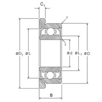 Cuscinetto LF-1040ZZ NMB