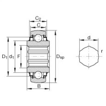 Cuscinetto SK014-205-KRR-B INA