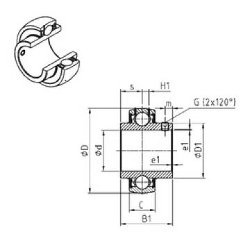 Cuscinetto UC203-11 SNR