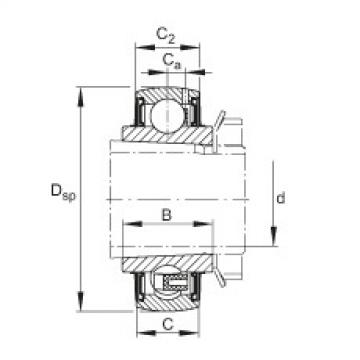 Cuscinetto UK206 FAG