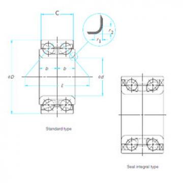 Cuscinetto ZA-/HO/40BWD15A-JB01 NSK