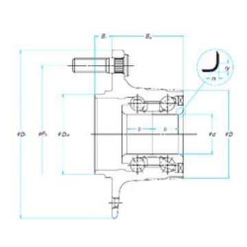 Cuscinetto ZA-28BWK20A-Y-2CP-01 NSK