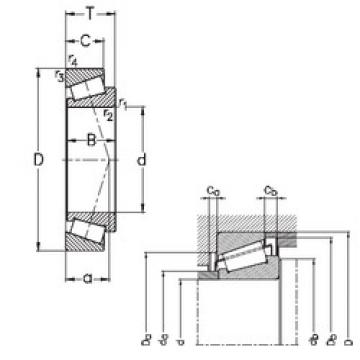 Cuscinetto T4CB100 NKE