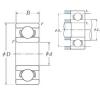 Cuscinetto R168B ISO