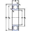 Cuscinetto D/W R1810-2ZS SKF #1 small image