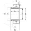 Cuscinetto 239/670-K-MB-W33+AH39/670 NKE