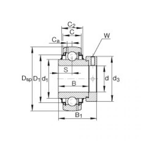 Cuscinetto G1010-KRR-B-AS2/V INA #1 image