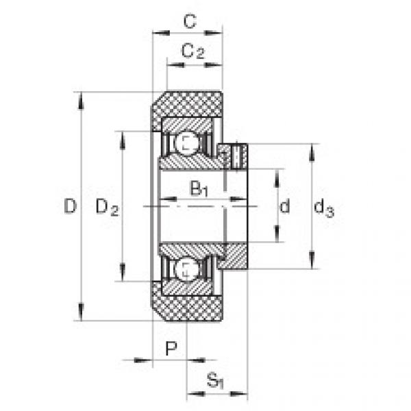 Cuscinetto RCRB25/57-FA106 INA #1 image