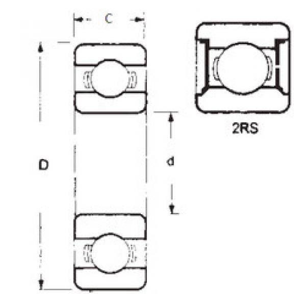 Cuscinetto 6809-2RS FBJ #1 image