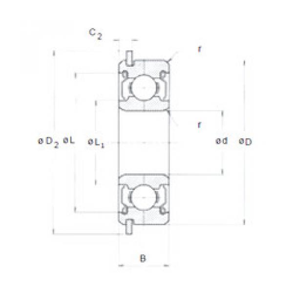 Cuscinetto RNR-1560ZZ NMB #1 image