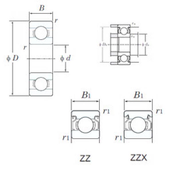 Cuscinetto ML7022ZZ KOYO #1 image