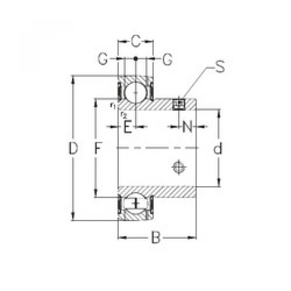 Cuscinetto GAY15-NPPB NKE #1 image