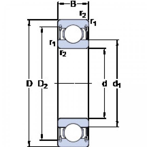 Cuscinetto W 61700 X-2ZS SKF #1 image