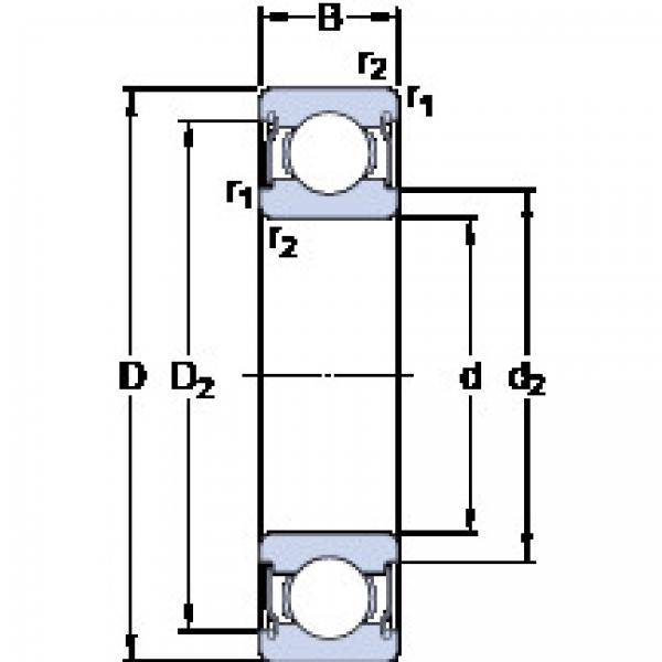 Cuscinetto D/W R1810-2ZS SKF #1 image