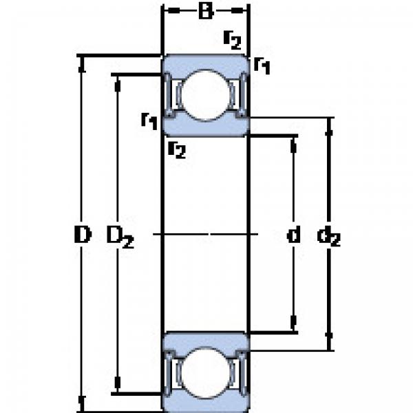 Cuscinetto W 6001-2RZ SKF #1 image