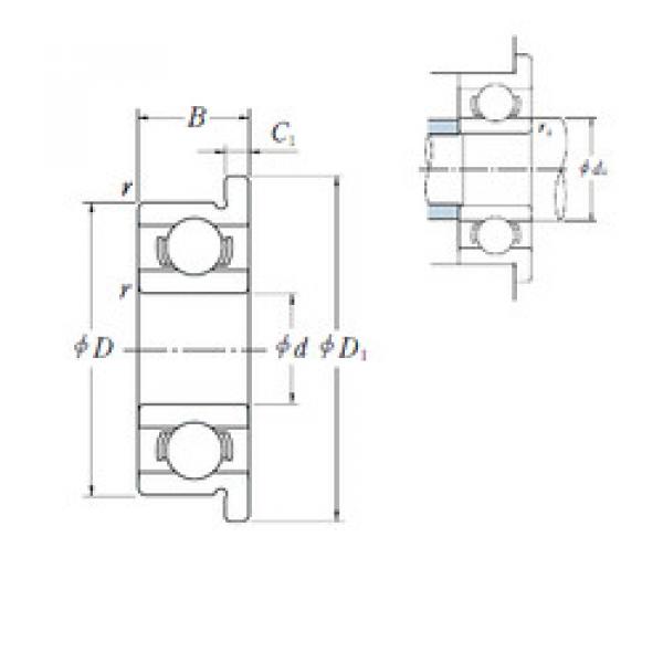 Cuscinetto F602 NSK #1 image