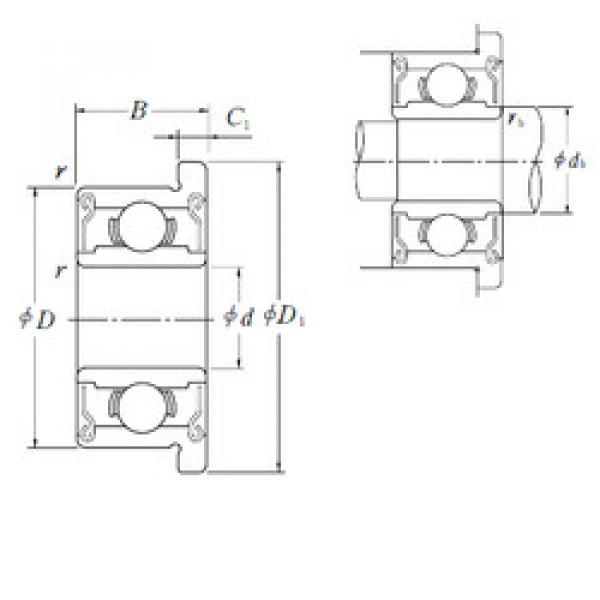 Cuscinetto FR 6 ZZ NSK #1 image