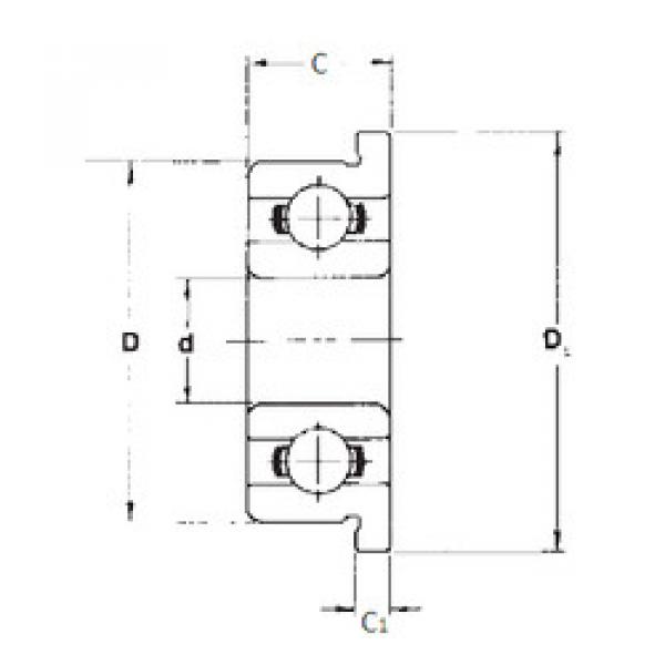 Cuscinetto F601X FBJ #1 image