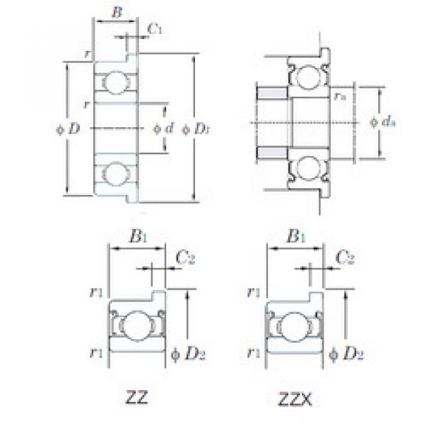 Cuscinetto F604ZZ KOYO #1 image