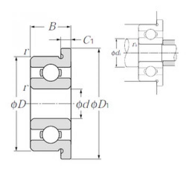 Cuscinetto FL623 NTN #1 image