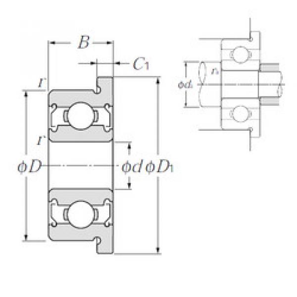 Cuscinetto FL60/1,5ZZA NTN #1 image