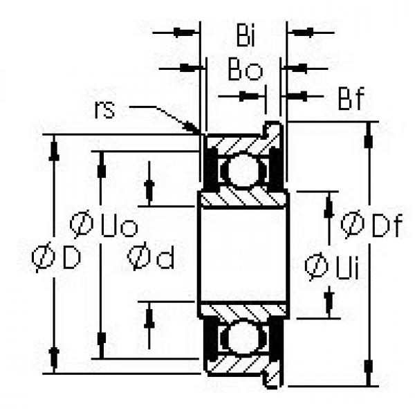 Cuscinetto FR10-2RS AST #1 image