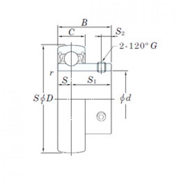 Cuscinetto UC201-8L2 KOYO #1 image