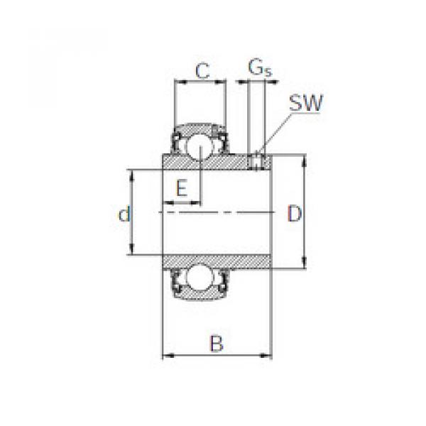 Cuscinetto UB205 KBC #1 image