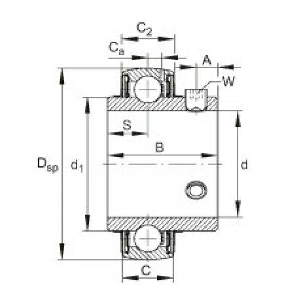 Cuscinetto UC202-09 FAG #1 image