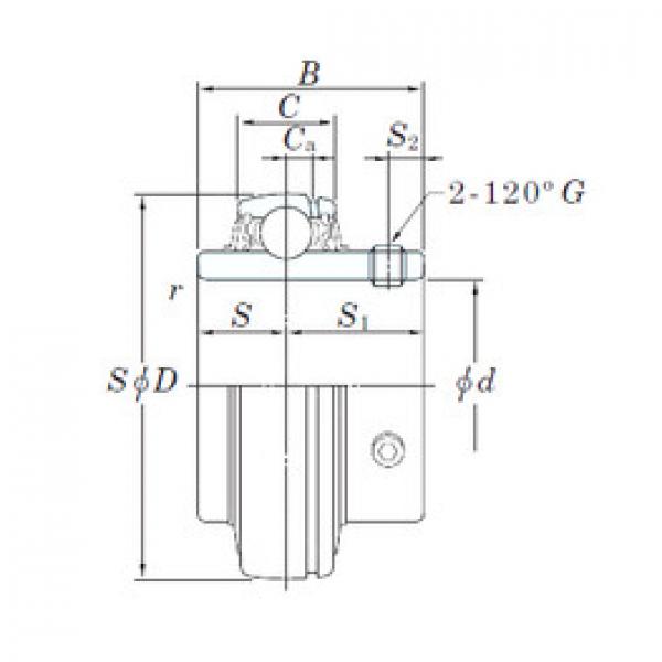 Cuscinetto UC204S6 KOYO #1 image