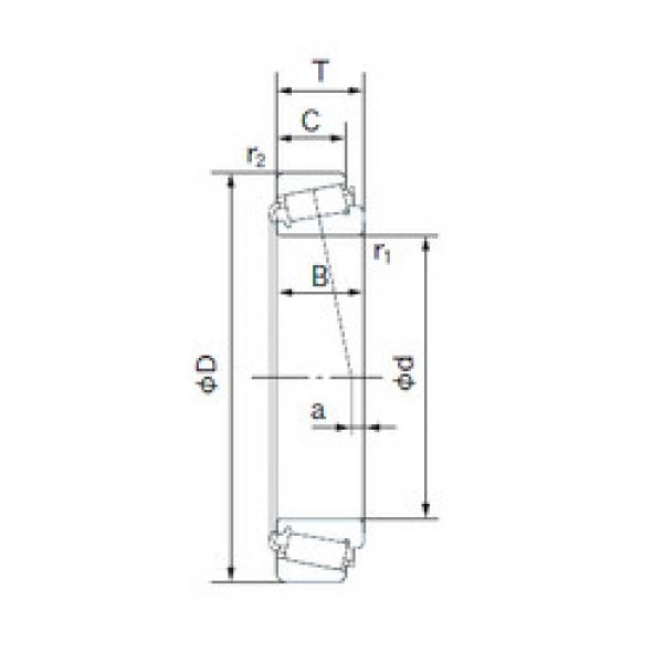 Cuscinetto M86649/M86610 NACHI #1 image