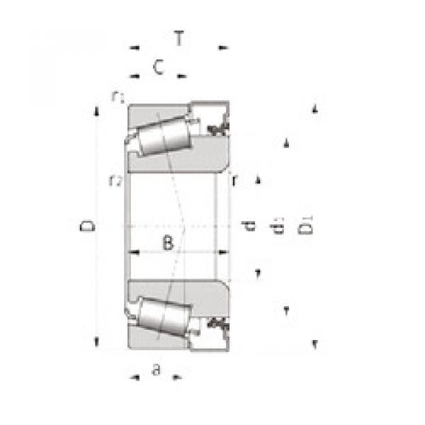 Cuscinetto R25-9D+X41Z-2 NSK #1 image