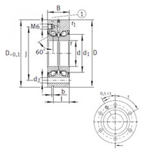 Cuscinetto ZKLF40100-2RS-PE INA #1 image