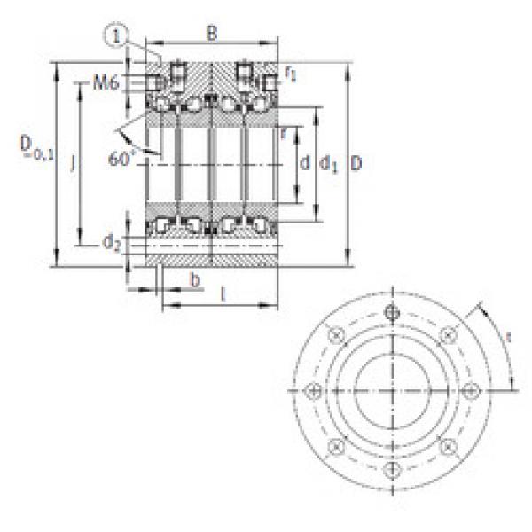 Cuscinetto ZKLF3080-2RS-2AP INA #1 image