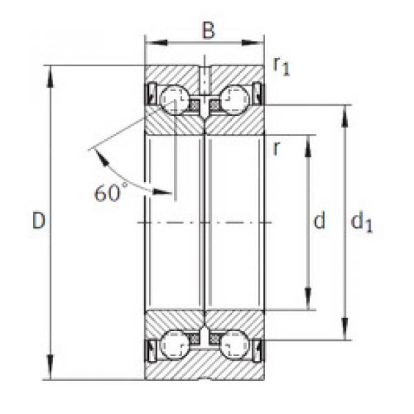 Cuscinetto ZKLN1034-2RS INA #1 image