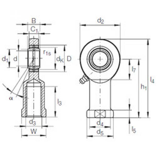 Cuscinetto GIR 70 DO-2RS INA #1 image