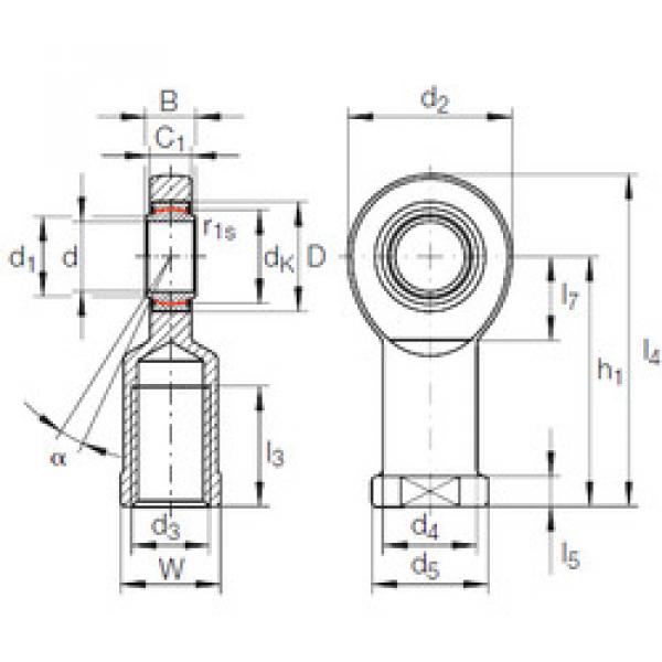 Cuscinetto GIR 6 UK INA #1 image