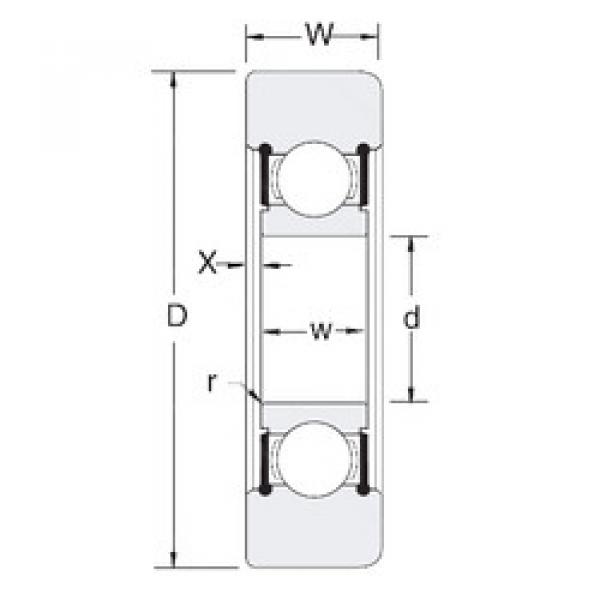 Cuscinetto X376RS NSK #1 image